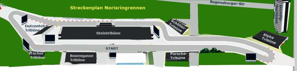 DTM Norisring Streckenplan