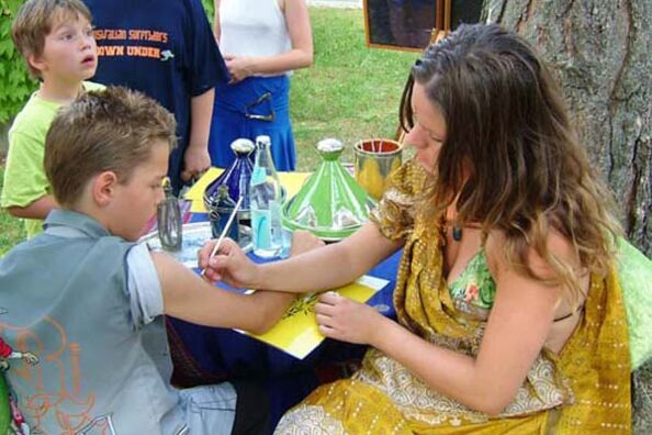 Eventmodul HennaTattoo´s für Kinder